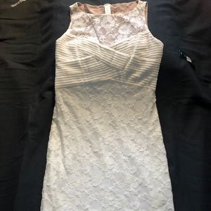 White cocktail dress